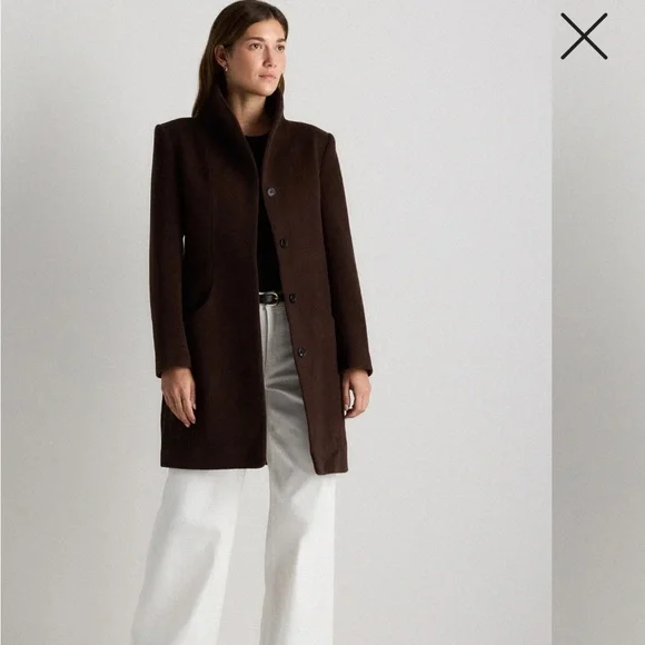 Quince Wool Cashmere Cocoon Coat - Picture 4 of 8